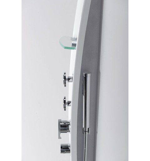 Polysan LUK sprchový panel s termostat. batériou 250x1300mm, rohový 80325