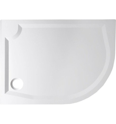 Gelco RIVA sprchová vanička z liateho mramoru, štvrťkruh 120x90 cm, ľavý GR12090L