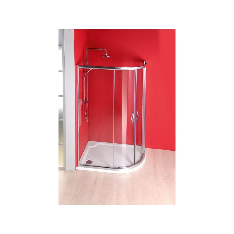 Gelco RIVA sprchová vanička z liateho mramoru, štvrťkruh 120x90 cm, ľavý GR12090L