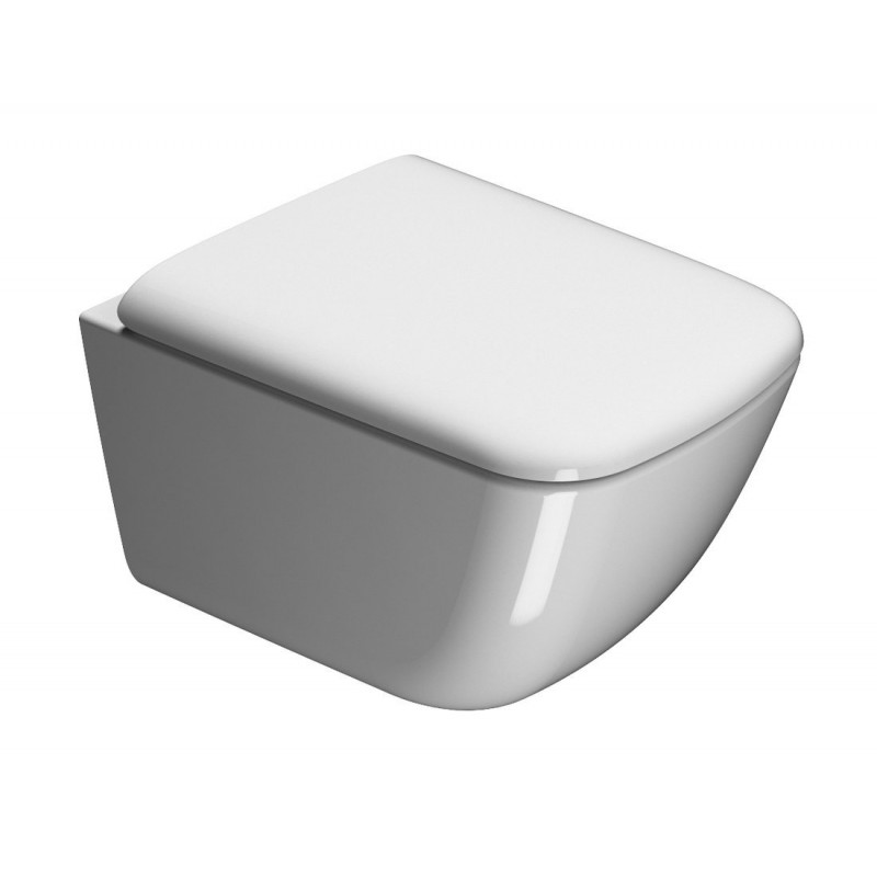 GSI SAND WC sedátko soft close, biela/chróm MS90C11