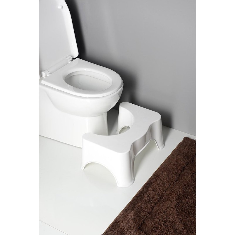 Sapho Kúpeľňová stolička, 44,5x28x20 cm, biela ST002