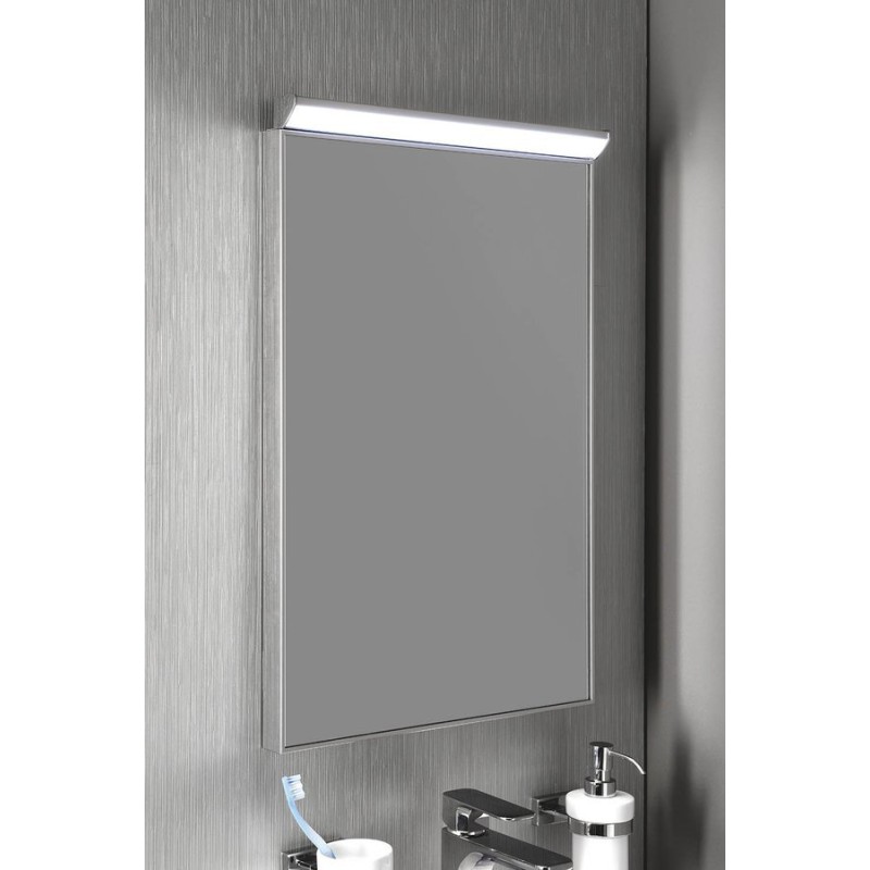Sapho BORA zrkadlo v ráme s LED osvetlením a s prepínačom 400x600mm AL746