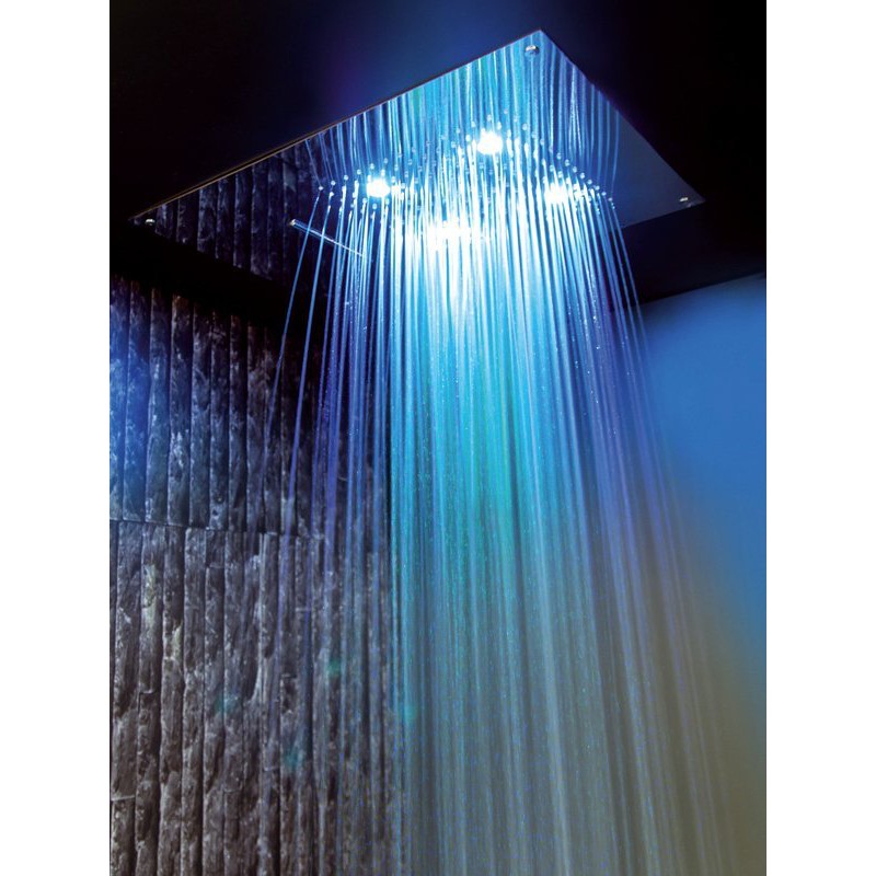 Sapho CHROMOTERAPIA hlavová sprcha 55x40cm, dážď, kaskáda, ovládač B, nerez(A579LH5CA) CH5540B