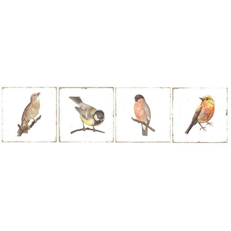 Fabresa FORLI Birds Decor Mix 20X20 FOL014