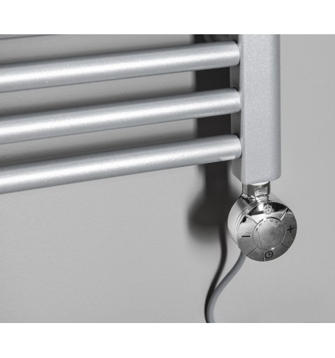 AQUALINE Elektrická vykurovacia tyč s termostatom, rovný kábel, 300 W, chróm LT67443