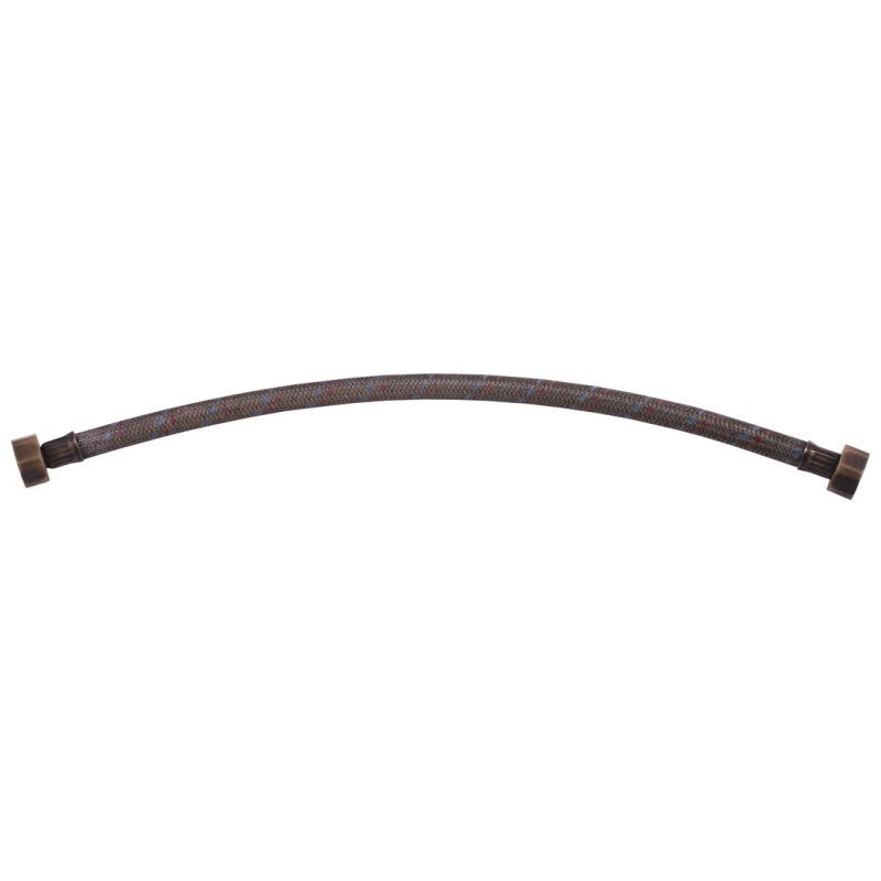 Sapho Flexibilná nerezová hadica FxF 1/2'x1/2', 40cm, bronz 33413