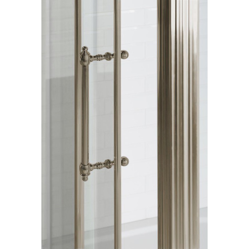 Gelco ANTIQUE sprchové dvere posuvné 1400mm, číre sklo, bronz GQ4214C
