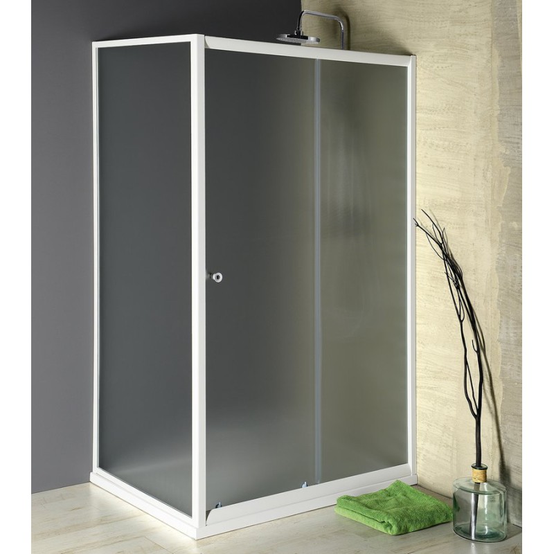 AQUALINE AMADEO posuvné sprchové dvere 1200 mm, sklo BRICK BTS120