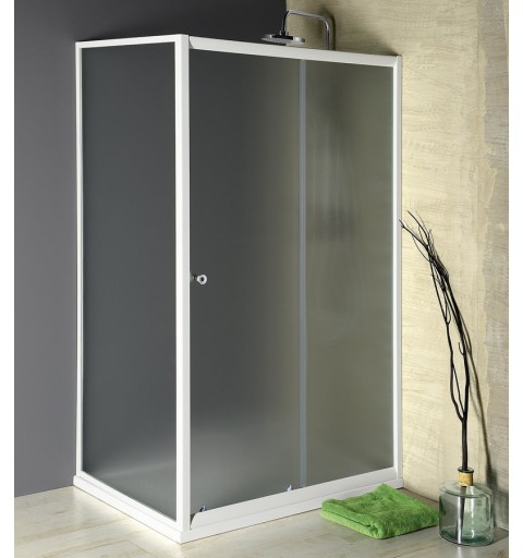 AQUALINE AMADEO posuvné sprchové dvere 1200 mm, sklo BRICK BTS120