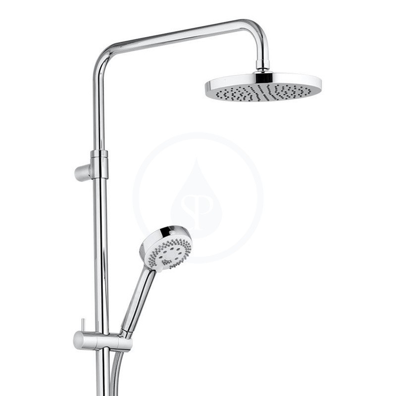 Kludi Logo Dual Shower System, termostatická sprchová súprava 3S, chróm (6809205-00)