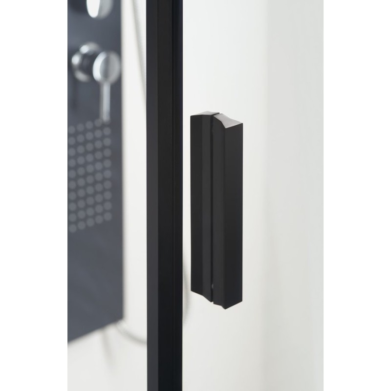Polysan ZOOM LINE BLACK sprchové dvere 1400mm, číre sklo ZL1314B