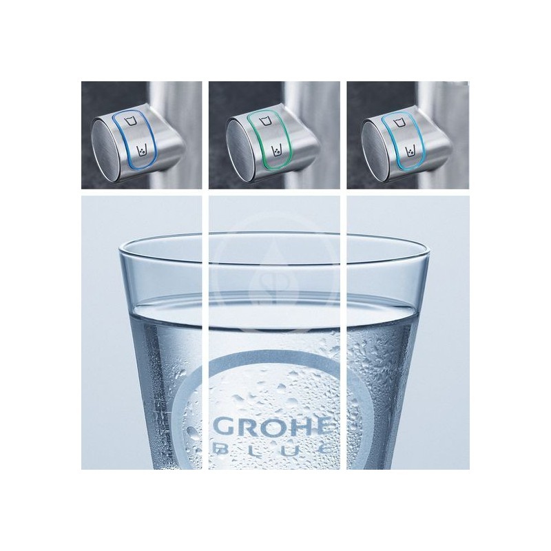 GROHE - Blue Home Dřezová baterie Connected, s chladícím zařízením a filtrací, chrom (31456001)