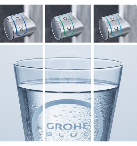 GROHE - Blue Home Dřezová baterie Connected, s chladícím zařízením a filtrací, chrom (31456001)