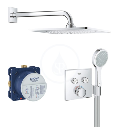 GROHE - Grohtherm SmartControl Sprchový set Perfect s podomítkovým termostatem, 254 mm, chrom (34742000)