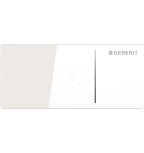 GEBERIT - Omega70 Ovládací tlačítko OMEGA70, pro nádržky OMEGA, sklo bílé (115.084.SI.1)