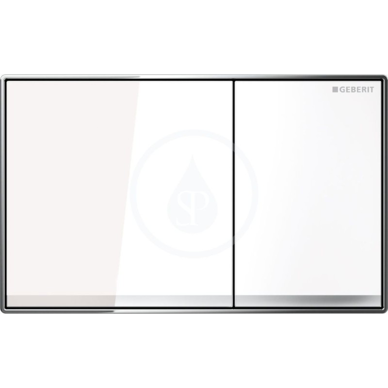 GEBERIT - Sigma60 Ovládací tlačítko Sigma60, bílé sklo (115.640.SI.1) 115.640.SI.1