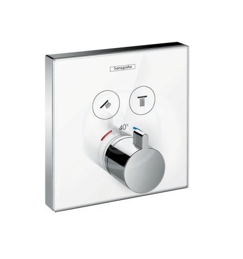 HANSGROHE - Shower Select Glass Termostat pod omítku pro 2 spotřebiče, chrom (15738400)