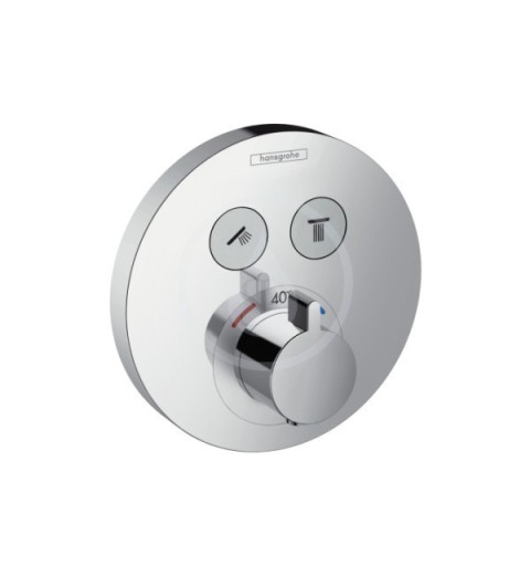 HANSGROHE - Shower Select Termostat pod omítku pro 2 spotřebiče, chrom (15743000)