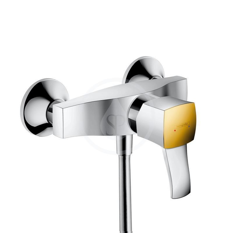 HANSGROHE - Metropol Classic Páková sprchová nástěnná baterie s páčkovou rukojetí, chrom/vzhled zlata (31360090)