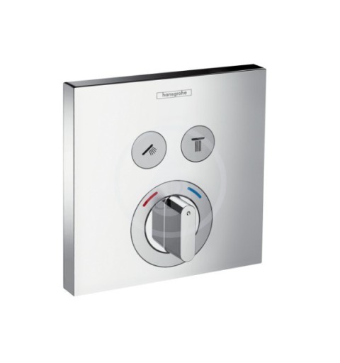 HANSGROHE - Shower Select Baterie pod omítku pro 2 spotřebiče, chrom (15768000)