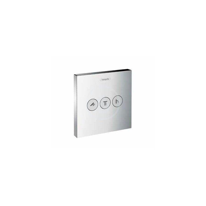 HANSGROHE - Shower Select Uzatvárací a prepínací ventil pre 3 spotrebiče, chróm (15764000)