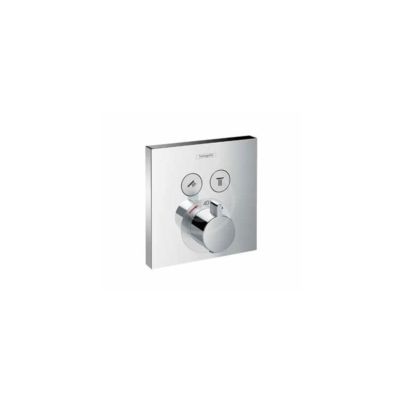 HANSGROHE - Shower Select Termostat pod omietku pre 2 spotrebiče, chróm (15763000)