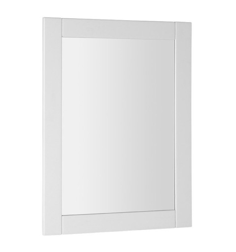 Aqualine FAVOLO zrkadlo v ráme 60x80 cm, biela mat FV060