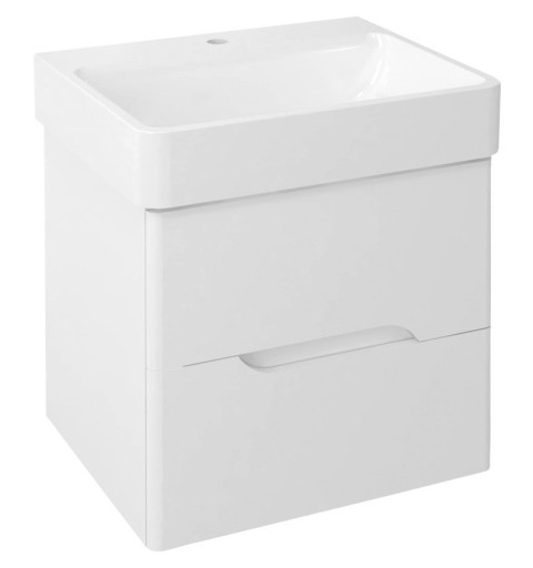 Sapho MEDIENA umývadlová skrinka 57x50,7x48,5cm, biela matná/biela matná MD060