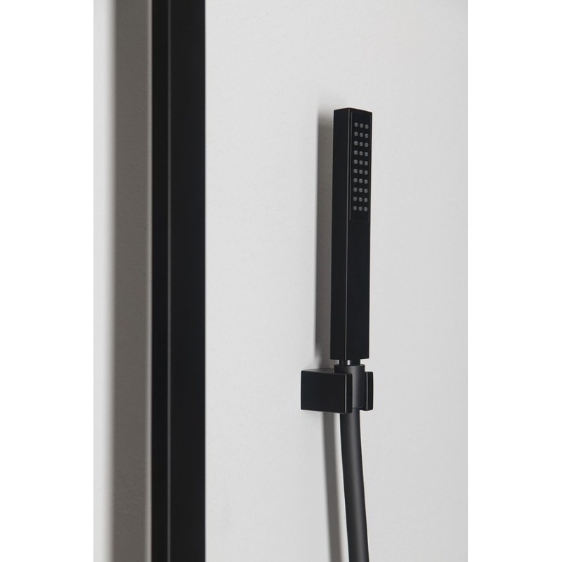 Sapho DIMY sprchový stĺp s termostatickou batériou, čierný DM322BL