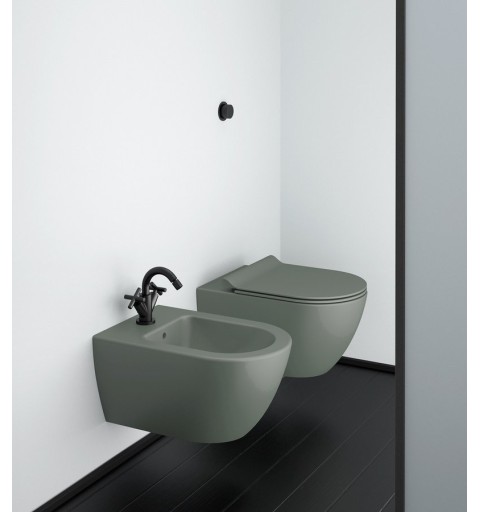 GSI PURA WC závesné 55x36 cm, SWIRLFLUSH, agave dual-mat 881504
