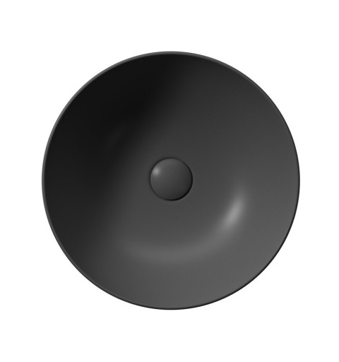 GSI PURA umývadlo na dosku, priemer 42 cm, čierna mat 885126