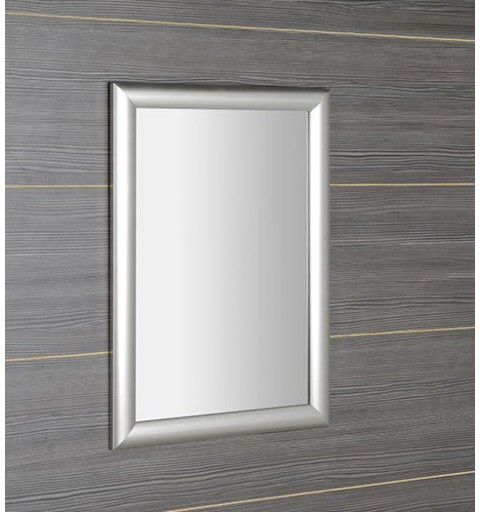 Sapho ESTA zrkadlo v drevenom ráme 580x780mm, strieborná s prúžkom NL395