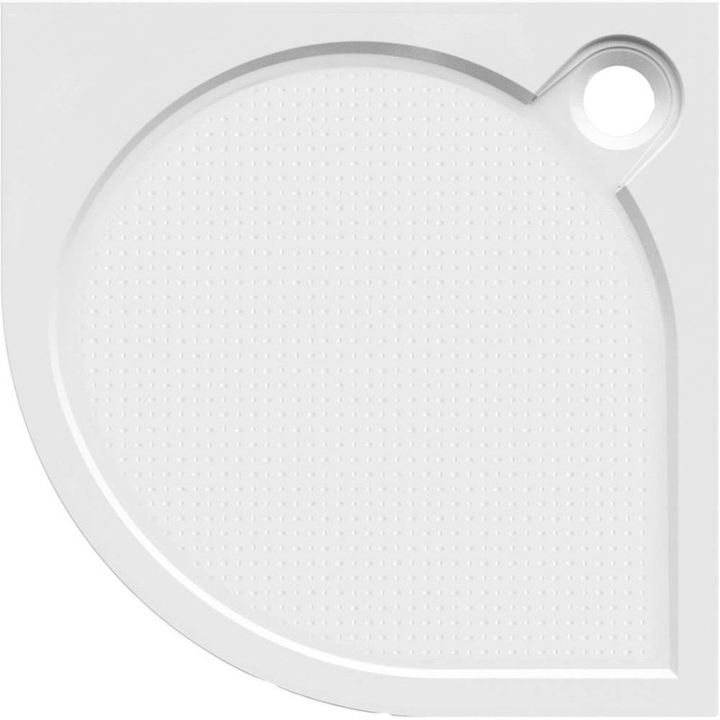 Gelco ARCA sprchová vanička z liateho mramoru, štvrťkruh, 90x90x3 cm, R550 PA559