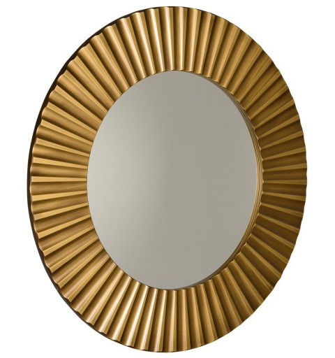 Sapho PRIDE zrkadlo v ráme, priemer 90cm, bronz PD904