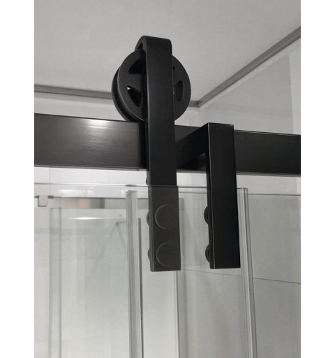 Gelco VOLCANO BLACK sprchové dvere 1400 mm, číre sklo GV1414