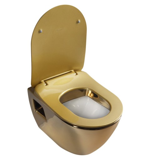 Sapho PAULA WC sedátko Soft Close, zlata KC4080.A0 KC0903