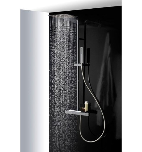 Sapho NOTOS sprchový stĺp s termostatickou batériou, s mydeľničkou, chróm NA79SM2151 NN322