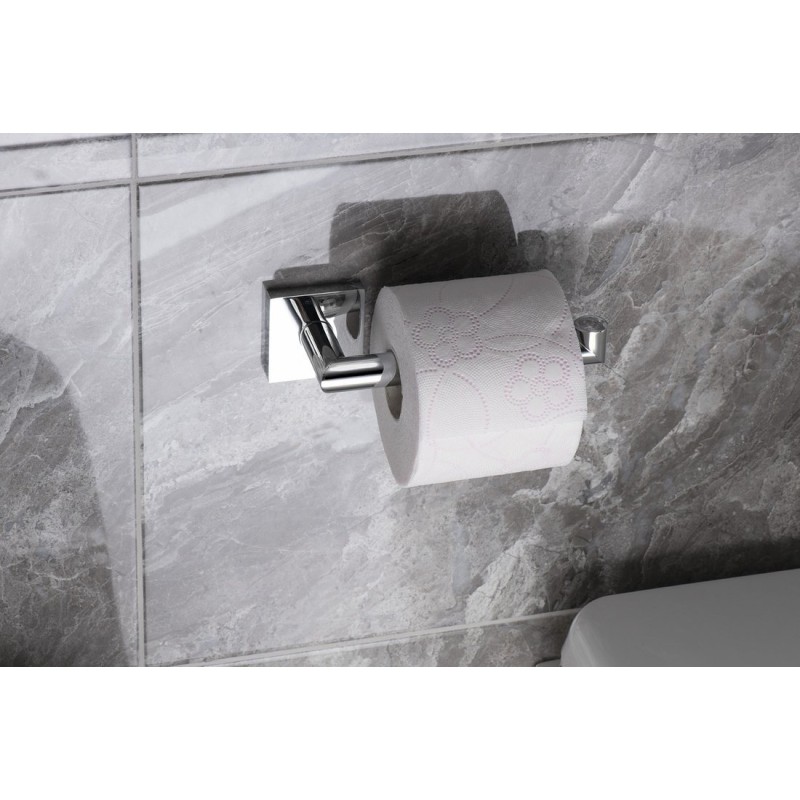 Sapho X-SQUARE držiak toaletného papiera bez krytu, 180x55x70 mm, chróm 132212032 XQ702