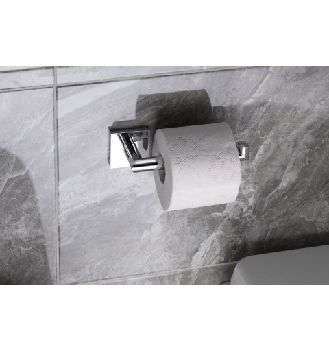 Sapho X-SQUARE držiak toaletného papiera bez krytu, 180x55x70 mm, chróm 132212032 XQ702