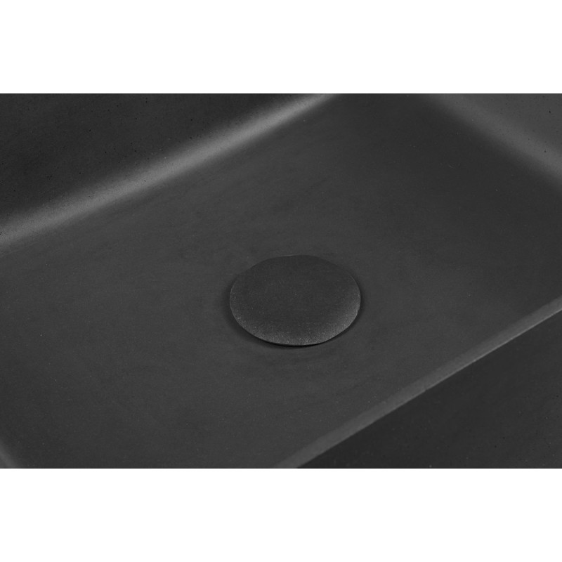 Sapho FORMIGO betónové umývadlo, 47,5x13x36,5 cm, antracit FG016