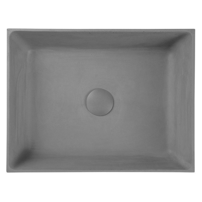 Sapho FORMIGO betónové umývadlo, 47,5x13x36,5 cm, svetlo šedá FG019