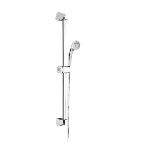 Mereo Sprchová súprava, jednopolohová sprcha, sprchová hadica, nastaviteľný držiak, plast/chróm CB900Y