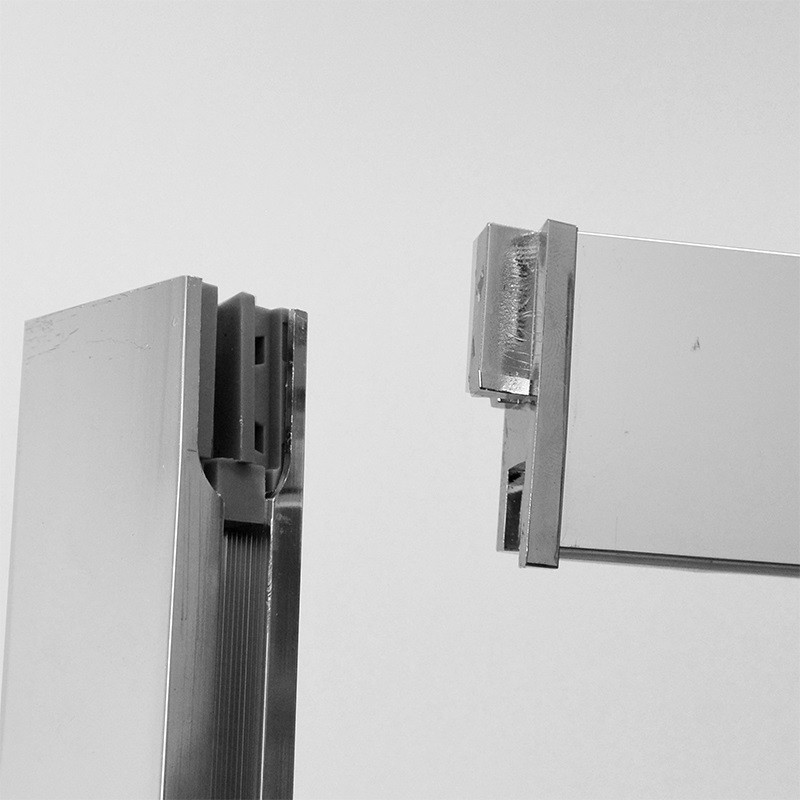 Mereo Sprchové dvere, LIMA, trojdielne, zasúvacie,  90 cm, chróm ALU, sklo Point CK80622K