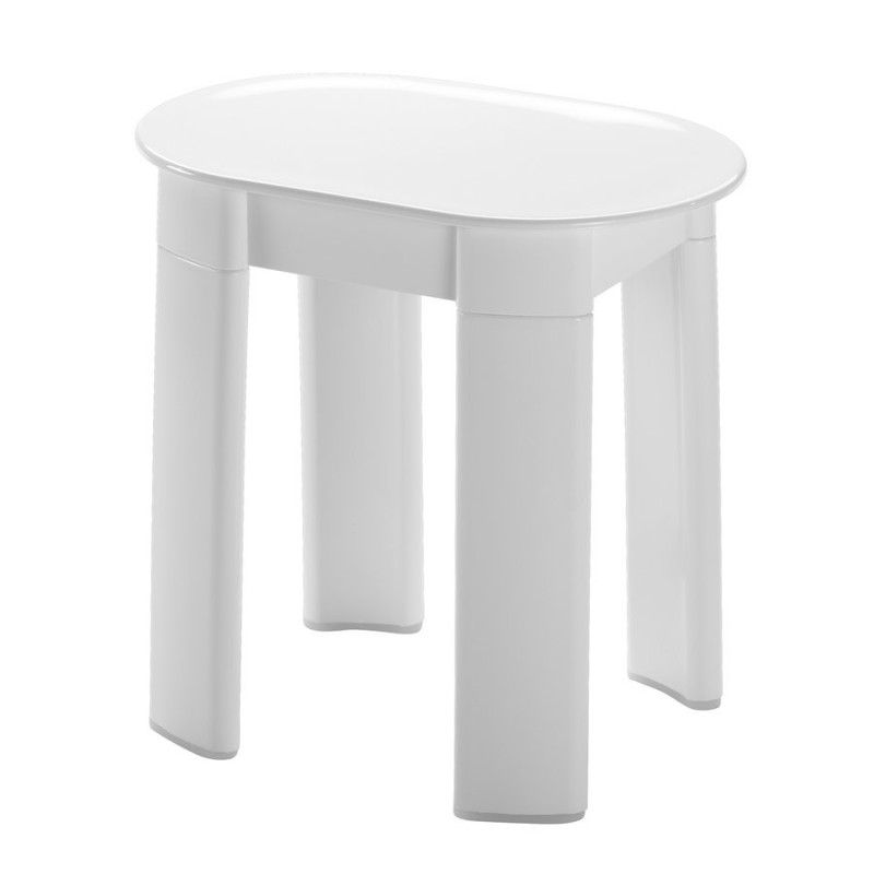Aqualine TETRA Kúpeľňová stolička 42x41x27 cm, biely 2872