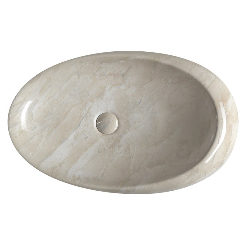 Sapho DALMA keramické umývadlo 68x44x16,5 cm, marfil MM327
