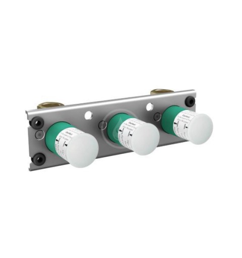 Axor Montážne telesá - Základné teleso na termostat na stenu/pod omietku na 2 spotrebiče (45442180)