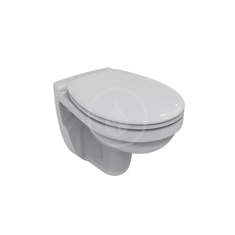 Geberit Duofix - Súprava na závesné WC + klozet a sedadlo Ideal Standard Quarzo – súprava s tlačidlom Sigma30, lesklý/matný/lesk
