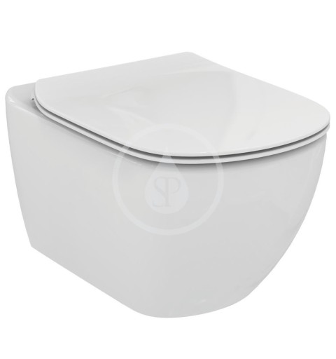 Geberit Duofix - Súprava na závesné WC + klozet a sedadlo Ideal Standard Tesi – súprava s tlačidlom Sigma50, výplň biela 111.300