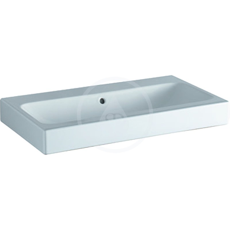 Geberit iCon - Umývadlo, 900 mm x 485 mm, biele - bezotvorové umývadlo (124093000)