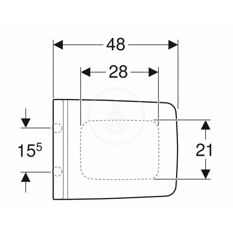 Geberit Xeno 2 - WC sedadlo so softclose, biele (500.537.01.1)
